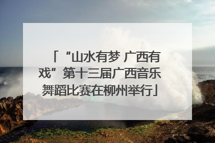 “山水有梦 广西有戏”第十三届广西音乐舞蹈比赛在柳州举行