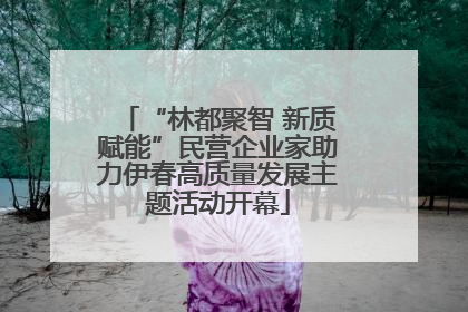“林都聚智 新质赋能”民营企业家助力伊春高质量发展主题活动开幕