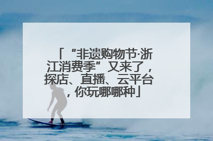 “非遗购物节·浙江消费季”又来了，探店、直播、云平台，你玩哪哪种