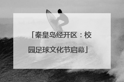 秦皇岛经开区：校园足球文化节启幕