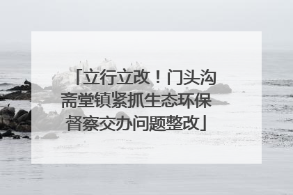 立行立改！门头沟斋堂镇紧抓生态环保督察交办问题整改