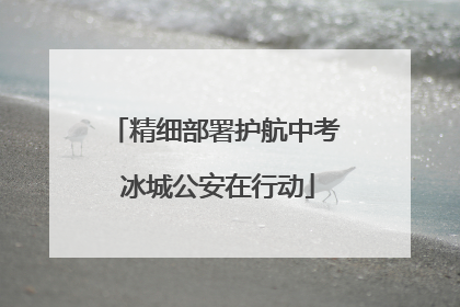 精细部署护航中考 冰城公安在行动