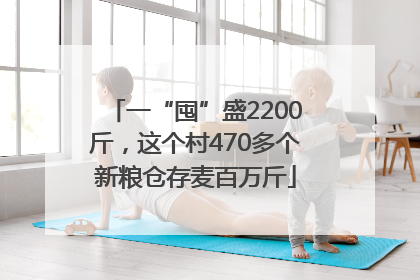 一“囤”盛2200斤，这个村470多个新粮仓存麦百万斤