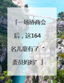 一场协商会后，这164名儿童有了“委员妈妈”
