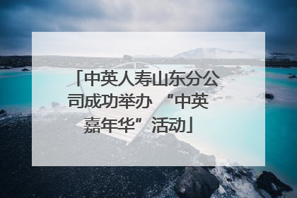 中英人寿山东分公司成功举办 “中英嘉年华”活动