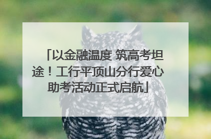 以金融温度 筑高考坦途！工行平顶山分行爱心助考活动正式启航
