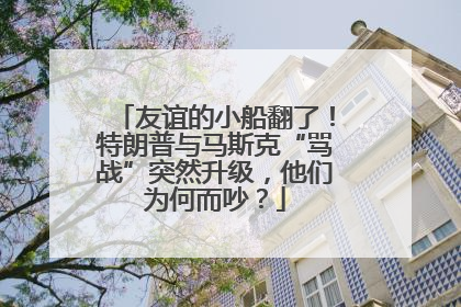 友谊的小船翻了！特朗普与马斯克“骂战”突然升级，他们为何而吵？