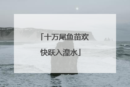 十万尾鱼苗欢快跃入湟水