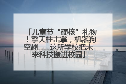 儿童节“硬核”礼物！擎天柱击掌，机器狗空翻……这所学校把未来科技搬进校园