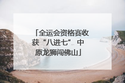 全运会资格赛收获“八进七” 中原龙狮闯佛山