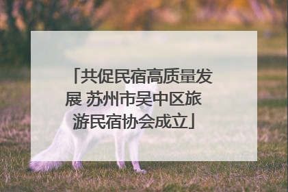 共促民宿高质量发展 苏州市吴中区旅游民宿协会成立