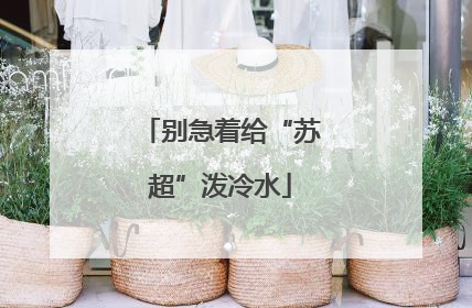 别急着给“苏超”泼冷水