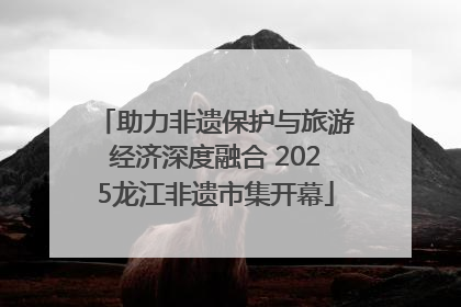 助力非遗保护与旅游经济深度融合 2025龙江非遗市集开幕