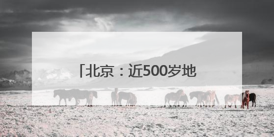 北京：近500岁地坛神马圈开放，网红“地坛的海”邀您尝