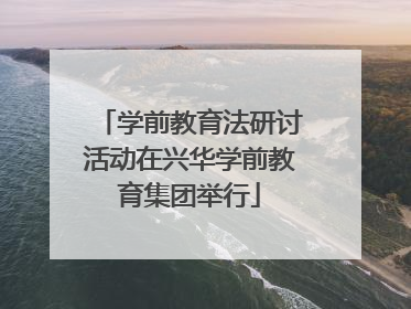 学前教育法研讨活动在兴华学前教育集团举行