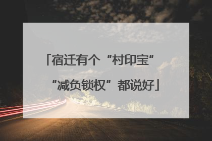宿迁有个“村印宝” “减负锁权”都说好