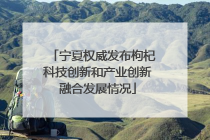宁夏权威发布枸杞科技创新和产业创新融合发展情况