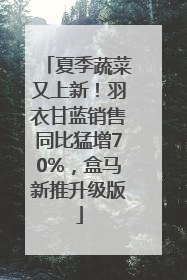 夏季蔬菜又上新！羽衣甘蓝销售同比猛增70%，盒马新推升级版