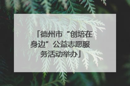 德州市“创培在身边”公益志愿服务活动举办