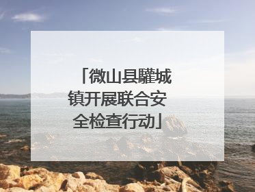 微山县驩城镇开展联合安全检查行动