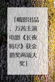 峨影出品、万茜主演电影《长夜将尽》获金爵奖两项大奖
