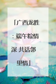 广西龙胜：端午粽情深 共话邻里情