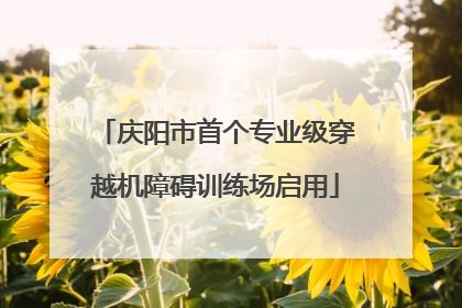 庆阳市首个专业级穿越机障碍训练场启用