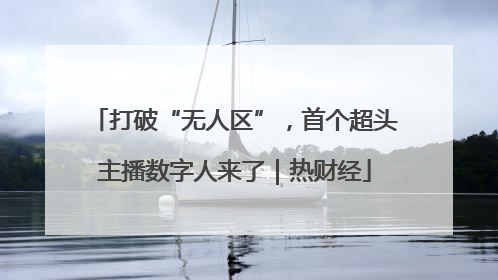 打破“无人区”，首个超头主播数字人来了｜热财经
