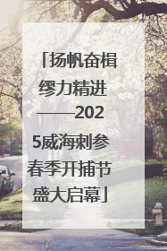 扬帆奋楫 缪力精进——2025威海刺参春季开捕节盛大启幕