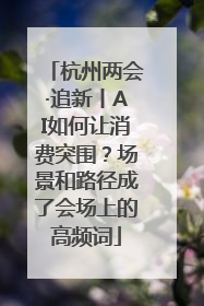 杭州两会·追新丨AI如何让消费突围？场景和路径成了会场上的高频词