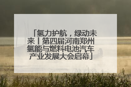氢力护航，绿动未来丨第四届河南郑州氢能与燃料电池汽车产业发展大会启幕