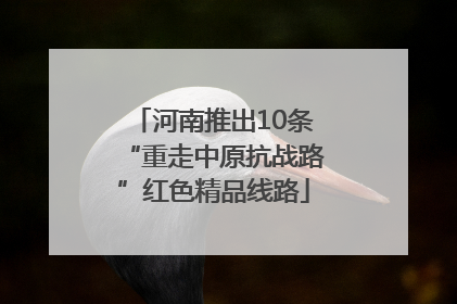 河南推出10条“重走中原抗战路”红色精品线路