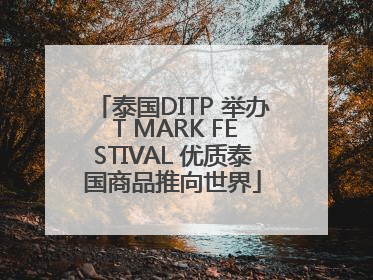 泰国DITP 举办 T MARK FESTIVAL 优质泰国商品推向世界