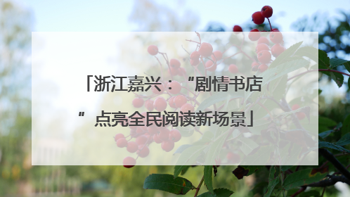 浙江嘉兴：“剧情书店”点亮全民阅读新场景