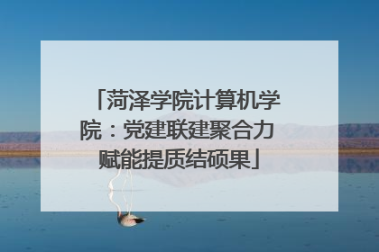 菏泽学院计算机学院：党建联建聚合力 赋能提质结硕果
