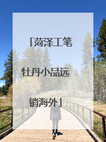 菏泽工笔牡丹小品远销海外