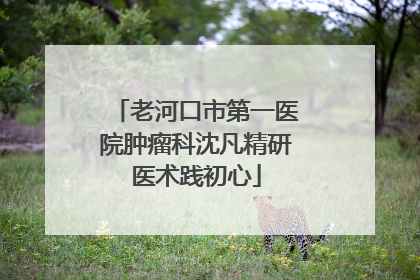 老河口市第一医院肿瘤科沈凡精研医术践初心