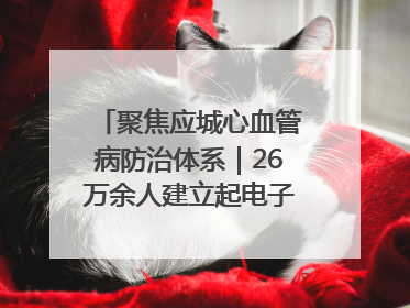 聚焦应城心血管病防治体系｜26万余人建立起电子健康档案