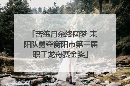 苦练月余终圆梦 耒阳队勇夺衡阳市第三届职工龙舟赛金奖
