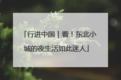 行进中国｜看！东北小城的夜生活如此迷人