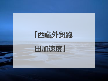 西藏外贸跑出加速度