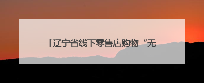 辽宁省线下零售店购物“无理由退货”承诺全面启动