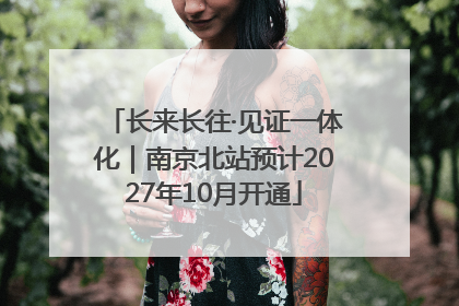 长来长往·见证一体化｜南京北站预计2027年10月开通