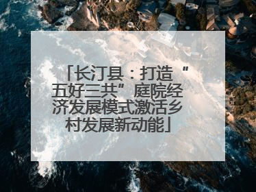 长汀县：打造“五好三共”庭院经济发展模式激活乡村发展新动能