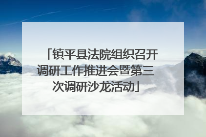 镇平县法院组织召开调研工作推进会暨第三次调研沙龙活动
