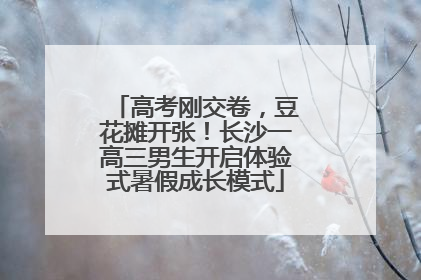 高考刚交卷，豆花摊开张！长沙一高三男生开启体验式暑假成长模式