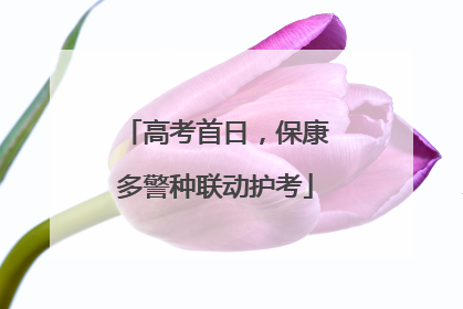 高考首日，保康多警种联动护考