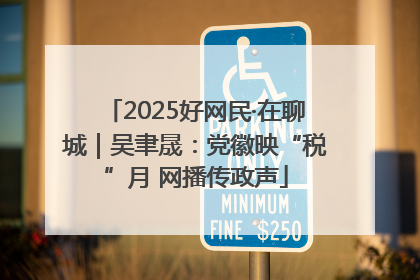 2025好网民·在聊城｜吴聿晟：党徽映“税”月 网播传政声